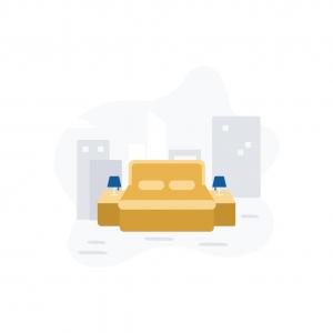 King Room with Sofa Bed and Adapted Tub - Mobility and Hearing Accessible